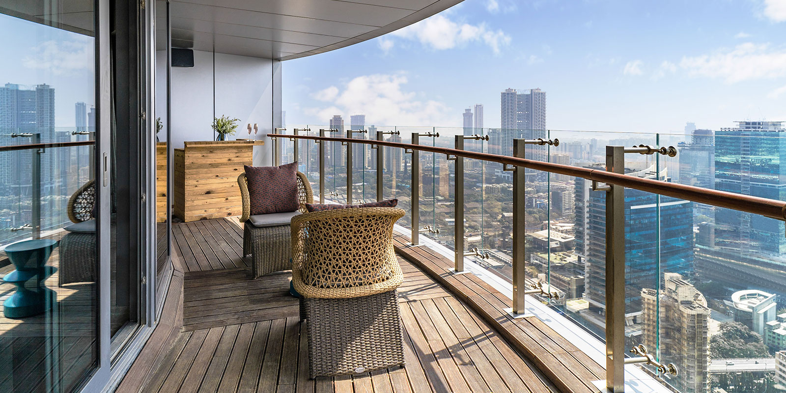 Expansive Viewing Decks at Lodha Ciel