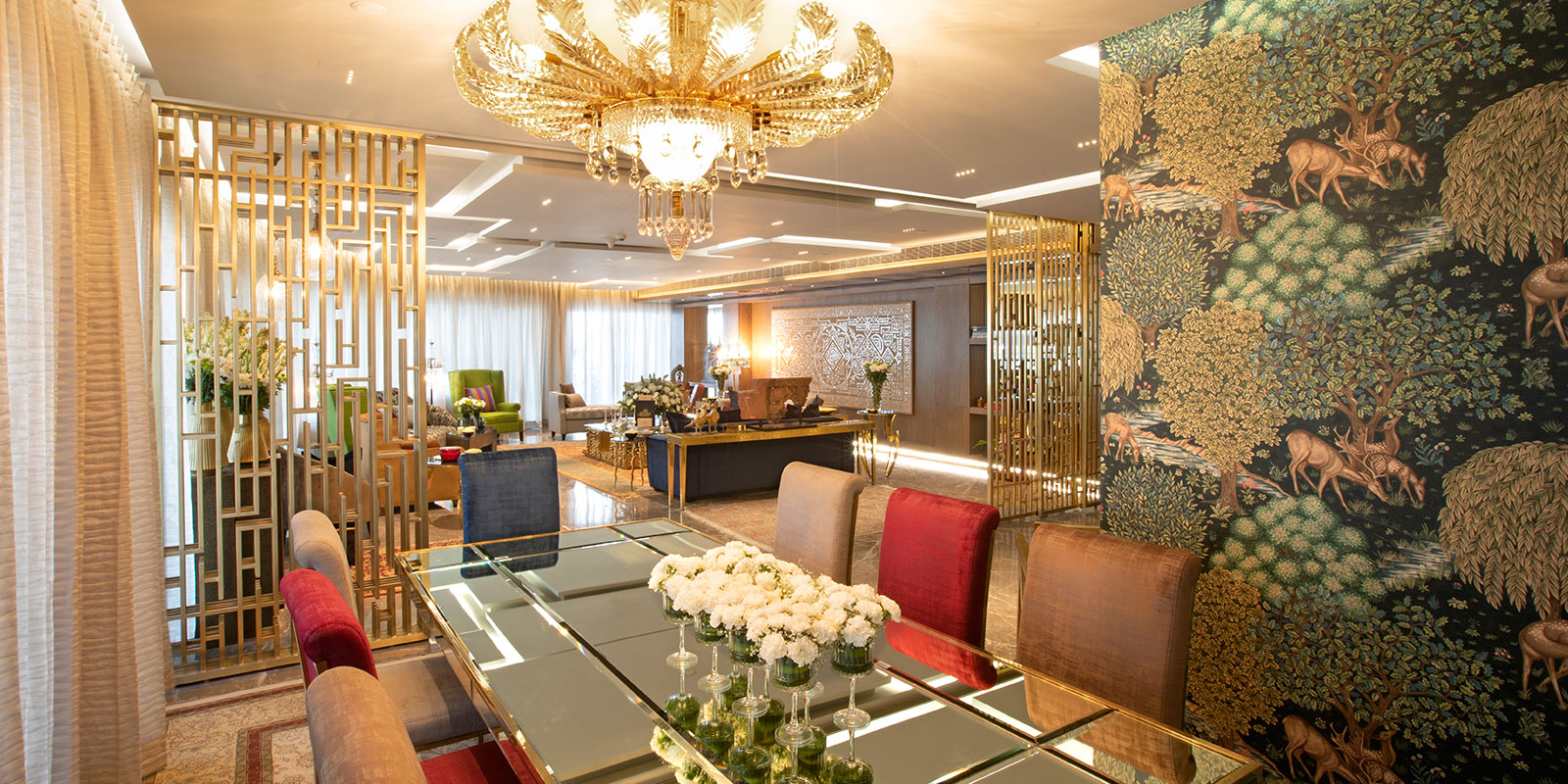 Treasure trove of extraordinary design, rich craftsmanship and unparalleled luxury high above the sky. 